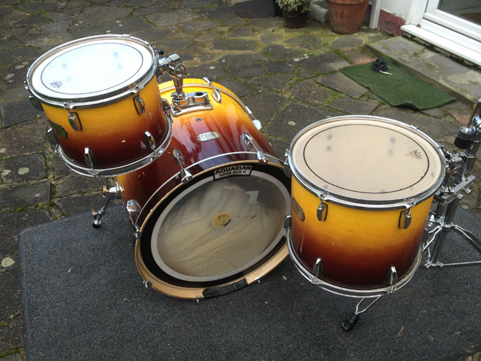 Pearl ELX Export Drum Kit (Amber fade 12", 14", 22") with cases eBay